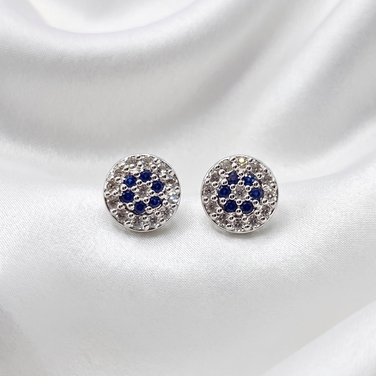 Orion Silver Blue Earrings