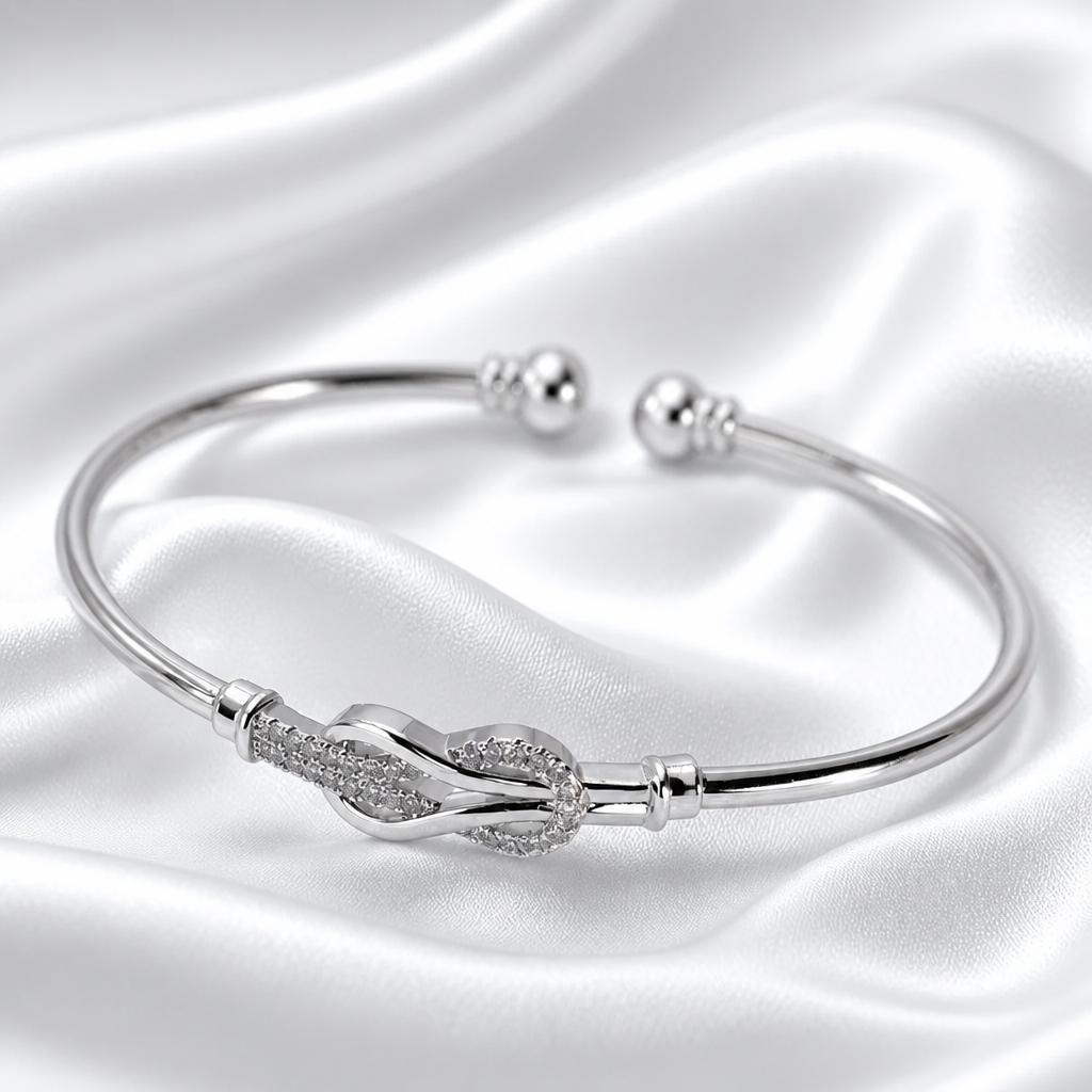 Lazo Bangle – Silver