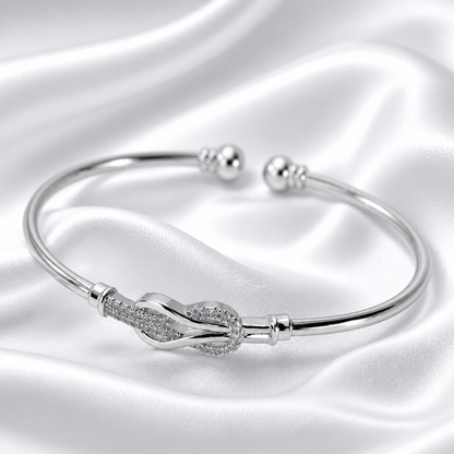Lazo Bangle – Silver
