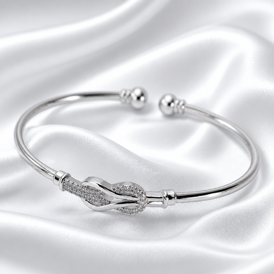 Lazo Bangle – Silver
