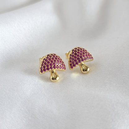 Mushroom Earrings