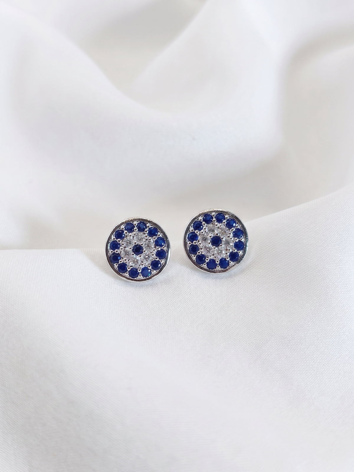 Nazar Dark Blue Earrings