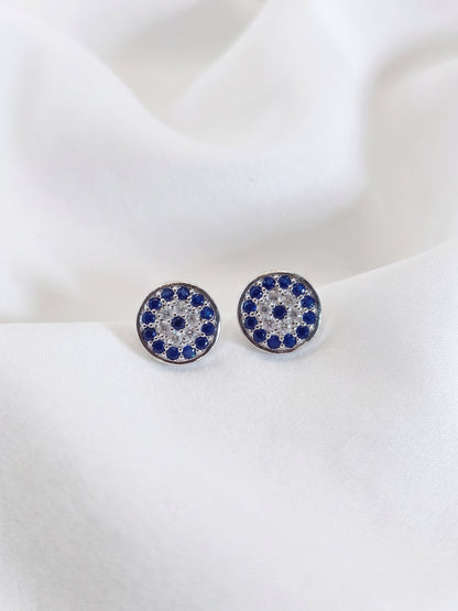 Nazar Dark Blue Earrings