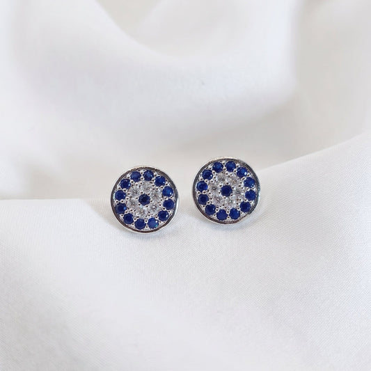 Nazar Dark Blue Earrings