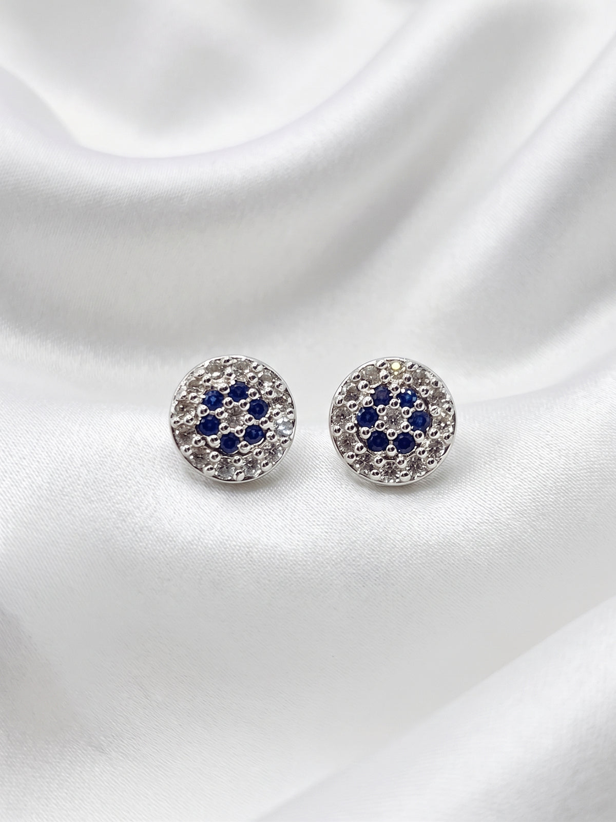 Orion Silver Blue Earrings