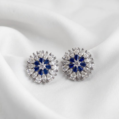 Starburst Blue Earrings