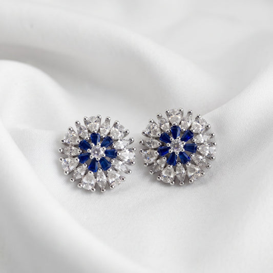 Starburst Blue Earrings