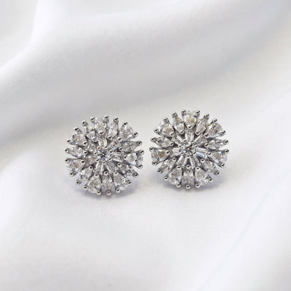 Starburst Silver Earrings