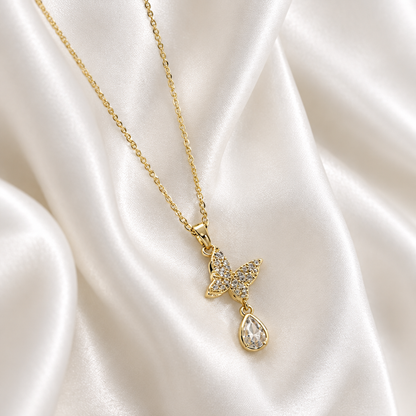 Flutter Gold Necklace