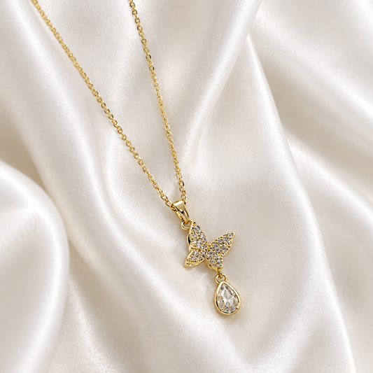 Flutter Gold Necklace