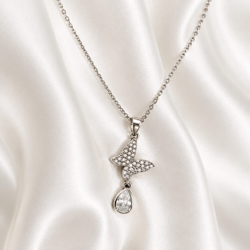 Flutter Silver Necklace
