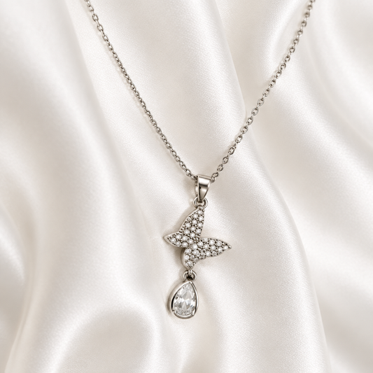 Flutter Silver Necklace