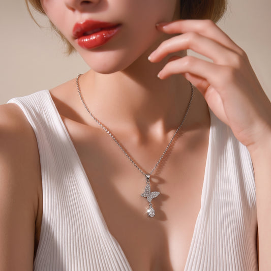 Flutter Silver Necklace