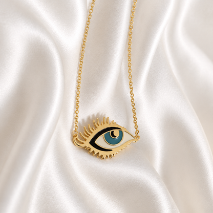 Golden Eye Necklace