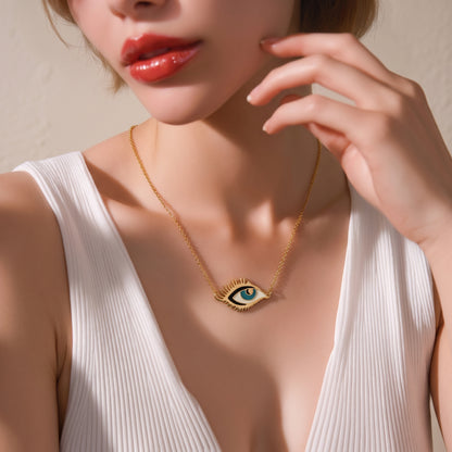 Golden Eye Necklace