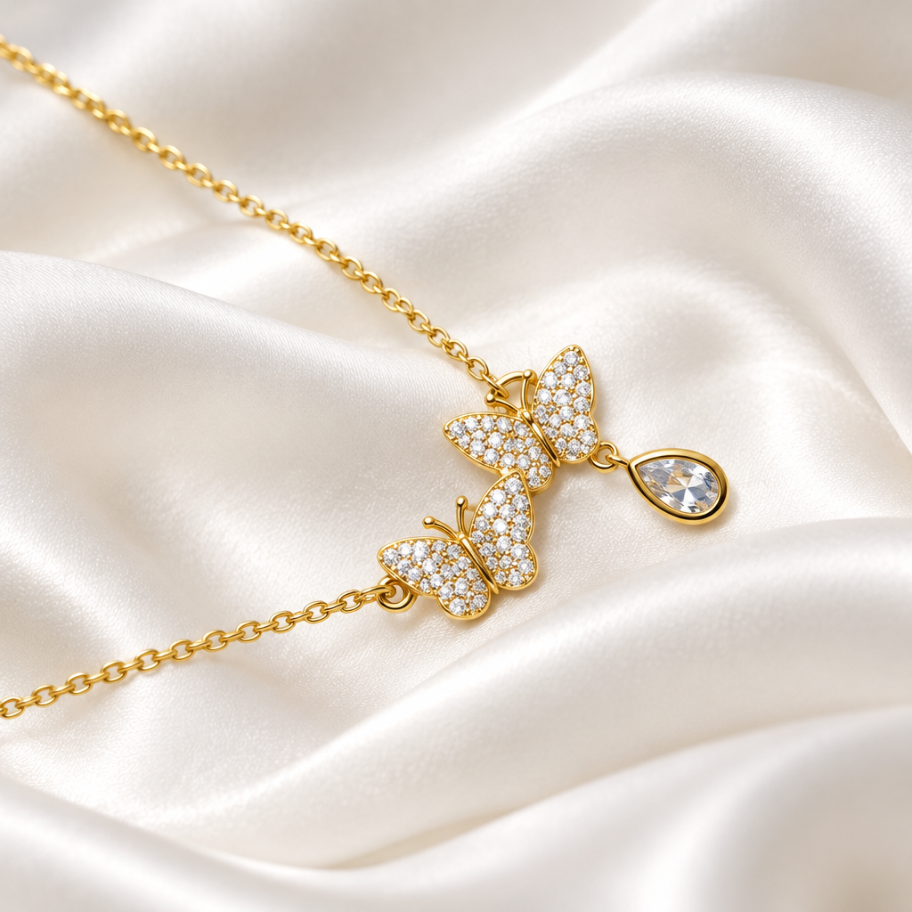 Papillon Gold Necklace