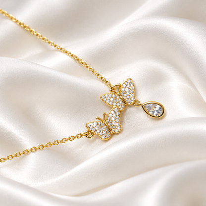 Papillon Gold Necklace