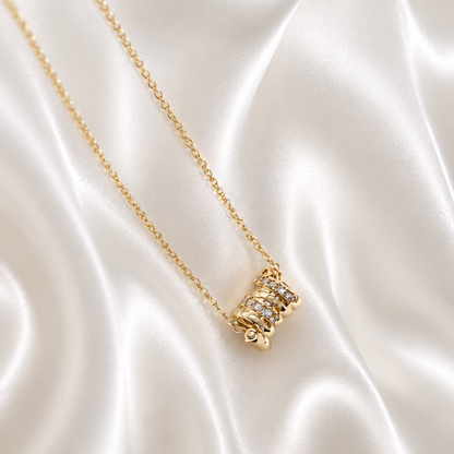 Pavé Tube Necklace