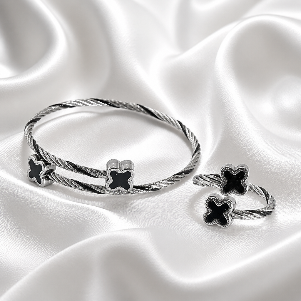 Klovera Bangle & Ring