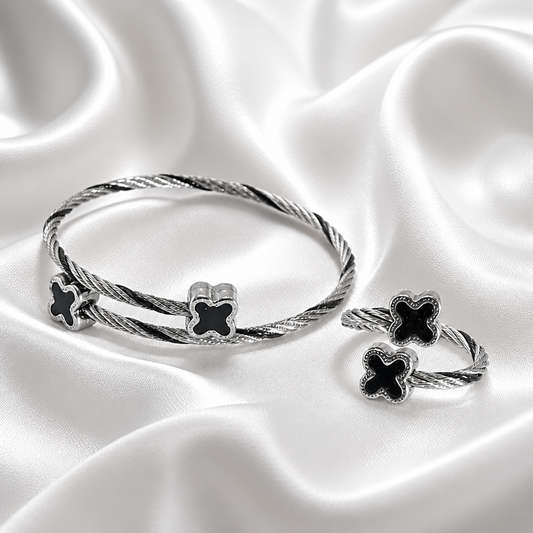 Klovera Bangle & Ring